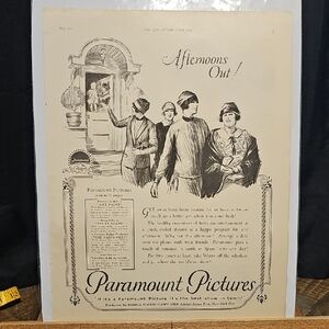 Vintage Poster For Paramount Pictures 1926